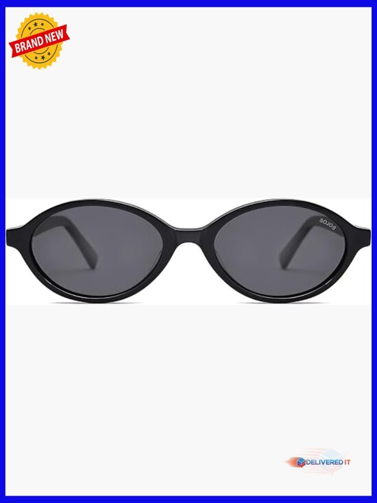 Handmade Acetate Polarized Oval Sunglasses Y2K Retro Vintage Narrow Fit main image 7
